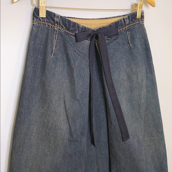 Vintage denim high/low skirt - Picture 8 of 8
